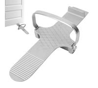 Outil de levage de porte - Aide au montage pour charnières avec plaque de pied - Plaque de base stable pour soulever des charnières, portes, meubles, murs, sols, armoires