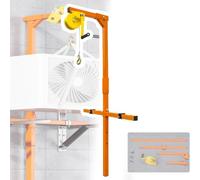 Outil De Levage pour Installation De Climatisation : Support De Petite Grue D'installation, Treuil Manuel pour Grue Extérieure, Palan Manuel pour Montage,10M