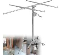 Outil de Levage pour plaques de plâtre avec Roues verrouillables, cric de Levage pour cloisons sèches de 12,5 Pieds pour Installation au Plafond et au Mur, palan Pliable pour bricoleurs (3,2 m)