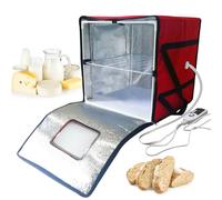Outil de levain | Minuterie réglable de 10 min à 96 h | Chambre de fermentation pliable pour pâte à pain et cultures laitières | Outils de cuisson