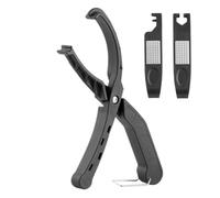 Outil de levier de pneu - Pince d'installation de pneu de vélo, dispositif de presse à levier durable, longueur d'économie de travail de 9,6 pouces + système de 3 pièces, équipement de montage haute r
