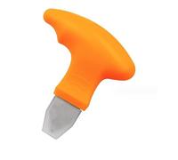 Outil de levier en alliage d'acier et plastique PP pour l'ouverture du boîtier de montre et le retrait du couvercle arrière - Poignée antidérapante - Couvercle d'embout résistant aux rayures - 38 g