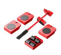 Outil de levier pour meubles - Jeu de rails coulissants en fer pour déménagement, transport d'appareils, espace de travail et utilisation professionnelle