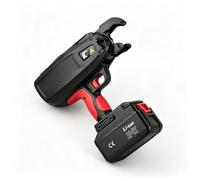 Outil de liaison de barres d'armature portatif, Machine à relier électrique, double batterie 5000mAh, 0.16-1,77 pouces