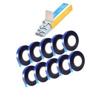 Outil De Liaison Pin D'agrafes En Acier Inoxydable Et Ruban Branche Pour Vignobles La Tomate Growth Growth Disposing Gardening Tying Tool