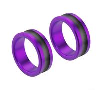 Outil de ligne de pêche, tarière inférieure, tendeur de ligne antidérapant, anneau d'extraction de nœuds, protège-mains (2 pièces, violet)