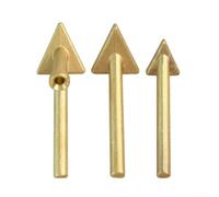Outil de lissage de soudage en plastique avec options de pointe triangulaire et trou unique pour panneau de pare-chocs et petites applications de fabrication