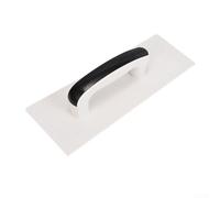 Outil de lissage ergonomique pour cloisons sèches avec lame en plastique et brosse à truelle pour finition murale professionnelle et travail de mastic (blanc-S)