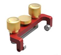 Outil de localisation d'affûtage de burin avec design axé sur la stabilité et réglage de la hauteur pour un affûtage constant des outils de travail du bois et des ciseaux (rouge)