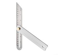 Outil de localisation d'angle inoxydable 403 22 cm | Acier inoxydable 403, échelles gravées, coupes précises, travail du bois, projets de construction