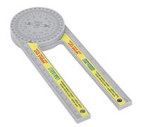 Outil de localisation d'angle, règle d'angle précise et largement utilisée avec bras rotatif, adaptée pour les charpentiers, plombiers