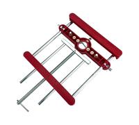 Outil de localisation de perçage - Guide précis - Gabarit de centrage réglable pour le travail du bois et l'artisanat - Outil de poinçonnage réglable