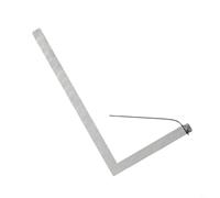 Outil de localisation de point de verrouillage en alliage d'aluminium pour battant pour quincaillerie de fenêtre et de porte, positionnement et réglage précis, 80 x 40 mm