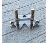 Outil de luthier circulaire pour guitare avec base de toupie de précision, deux poignées pour améliorer le contrôle du routage à main levée et la précision dans la coupe des trous sonores (B)