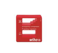 Outil de magnétisation/démagnétisation WIHA, pour tournevis et autres outils, rouge