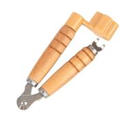 Outil de maintenance multifonctionnel pour guitare combine un enrouleur de cordes, un extracteur de goupille et un cutter dans un design compact pour un outil de maintenance ergonomique
