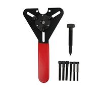 Outil de Maintien D'embrayage AC, Outil de Maintien D'embrayage de Climatiseur de Voiture en Acier R134a Jeu de Clés à Double Usage pour Réparation A/C