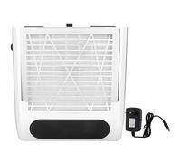 Outil De Manucure D'Aspirateur D'Aspirateur D'Art D'Ongle D'Aspiration Forte 80w(EU Plug-argent)