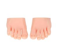 Outil de manucure prothétique en silicone souple souple avec motif demi-pied pour manucure