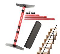 Outil de marche d'escalier - Jauge d'escalier réglable en aluminium, outil de disposition pliable | Outil de mesure de précision pour couper les sols et les étagères, outil professionnel pour