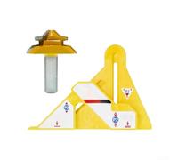 Outil de marquage central pour bois et plastique 14,5 cm de précision | Précision zéro erreur, verrouillage des mesures, transition sans couture du routeur, construction en plastique