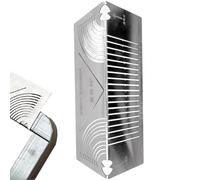 Outil de Marquage d'Angle et d'Arc,Rapporteur d'Arc et Équerre Droite - Aide à la Trace de Lignes Parallèles en Métal pour Menuiserie Cintrage Tuyau Soudure - Instrument de Mesure