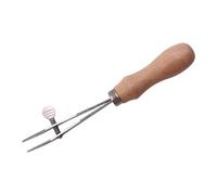 Outil de marquage de bord en cuir, outil de traçage de point de cuir | Outil de marquage de traceur de cuir à manche en bois réglable, outil d'artisanat du cuir