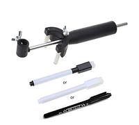 Outil de marquage de ligne de carrosserie de voiture - Plage réglable de 5 à 15 cm - Mesure portable - Réparation de roue - Travail du bois - Règle droite à arc linéaire