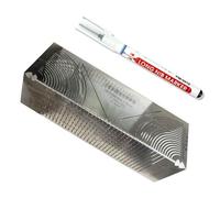 Outil de marquage des angles et des arcs - Outil de soudage de tubes carrés - Outil de soudage à deux usages - Scriber à deux usages - Angles réglables et pour le travail des métaux
