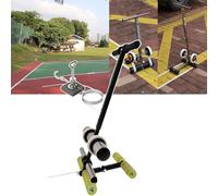 Outil De Marquage Ligne Ruban + Kit De Cercle Dessin, Largeur RéGlable (4-28 Cm), Corps En Acier Inoxydable - Outil De Marquage Au Sol à PousséE Manuelle, Terrains De Basket-Ball