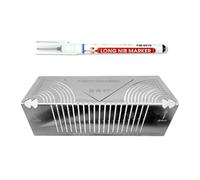 Outil de marquage pour arcs réglables et arcs - Aiguille à déchirer en métal à double usage pour le travail des métaux, la technique de soudage et la construction - Aiguille à déchirer en métal à