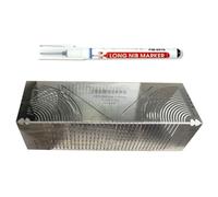 Outil de marquage pour arcs réglables et arcs - Aiguille à déchirer en métal à double usage pour le travail des métaux, la technique de soudage et la construction - Aiguille à déchirer en métal à