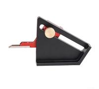 Outil de marquage précis pour le travail du bois avec règle de mesure pour blocs d'installation de routeur et applications de scie à table (noir)