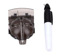 Outil de Marqueur de Ligne de Balle de Golf, Outil D'alignement Compact Gris pour Une Mise Précise, Application Facile pour Les Golfeurs, 1 unité