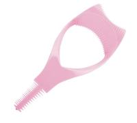 Outil de mascara 3 en 1 en plastique pour maquillage - Guide d'application avec peignes d'aide aux cils - Brosse de protection pour cils - Brosse à cils - Applicateur de cils