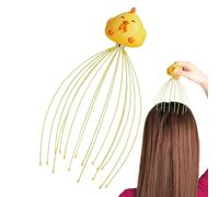Outil De Massage Du Cuir Chevelu, Massageur De Tête Ergonomique, 16 Nœuds Digitaux Relaxation Anti-Stress Multi-Usage Maison Voyage Salle de Bain Après-Shampooing Pour Animaux