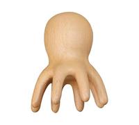 Outil de massage du cuir chevelu, pieuvre, spa relaxant, peigne de massage en bois avec pointes, pour femmes, hommes, maison, pause, étude, soins personnels, bien-être quotidien, méditation