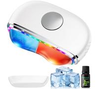 Outil de massage électrique Gua Sha 7 en 1 pour le visage et le cou - 7 lumières avec modes chaud et froid pour raffermir, dégonfler et contour, appareil de soins du corps pour femmes cadeaux et soins