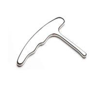 Outil de massage en acier inoxydable pour points de déclenchement des tissus profonds, bâtons de massage pour réflexologie acupression pour soulager les douleurs myofasciales (Argent A)