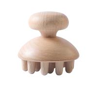 Outil de massage en bois - Coupe champignon anti-cellulite manuelle, thérapie pour tout le corps | Rouleau de massage en bois massif pour cou, épaules, taille et tête, masseur