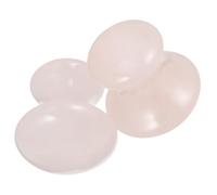 Outil de Massage Gua Sha Champignons, en Cristal Rose Lot de 2 | Surface Lisse, Prise en Main Portable, pour Mâchoire, Dos et Routine Beauté à Domicile