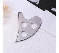 Outil de massage Gua Sha en acier inoxydable - Excellent outil de mobilisation des tissus mous pour le visage, les yeux, la beauté du visage et des yeux - Masseur de relaxation musculaire - Avec sac