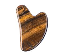 Outil De Massage Gua Sha, Pierre Gua Sha, Jade Naturel, Outils Faciaux Jade Gua Sha, Pierre En Vedette Pour Les Outils De Soins De La Peau SPA Massager,Doigt D'oeil De Tigre