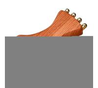 Outil de massage Gua Sha Visage | Outil de beauté pour le visage en bois et cuivre, rouleau avec bois | pour domestique, , soirée, cadeau femme, épouse, petite amie