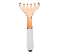 Outil de Massage Portable pour Tête et Nuque, Double Tête Six Doigts | Résine et Perles, Toucher Doux, Soulagement des Démangeaisons, Relaxation Complète, Usage Bureau et Maison