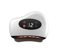 Outil de massage pour grattoir à pieds - Masseur de tissus profonds chauffé de 9,4 cm, appareil musculaire électrique, thérapies raffermissantes portables avec contrôle des vibrations | Semelles Jambe