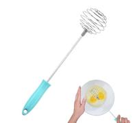Outil de mélange, ensemble de fouet métallique de qualité supérieure, mélangeur à œufs rotatif manuel, incorporant de l'air rapidement, ustensile de cuisson polyvalent, accessoire de chef à domicile