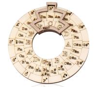 Outil de Mélodie en Bois, Roue de Cercle de Quintes Outil de Transposition de Musique Outil Éducatif pour Musiciens Auteurs-Compositeurs Musicaux pour Notes Accords Signature de Clé