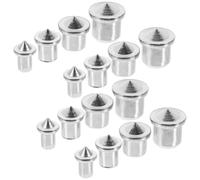 Outil de Menuiserie pour Centrage de Cheville en Acier 6 à 12 MM | Portable, Haute Dureté, Alignement de Panneau, Assortiment Argenté, Modèles 6mm 8mm 10mm 12mm