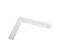 Outil de mesure angulaire professionnel Construction en acier inoxydable résistant à la avec échelle claire Lectures précises Instrument de mesure à double angle